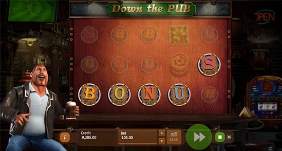 down the pub slot screenshot