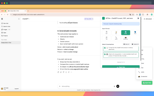 GPTbin – ChatGPT を Word、PDF などに