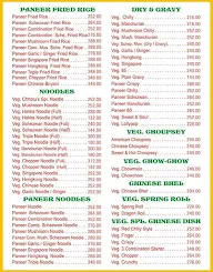 Chhotu's Kitchen menu 1