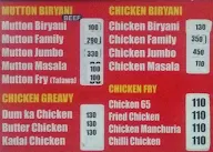 Hotel Rumaan menu 1