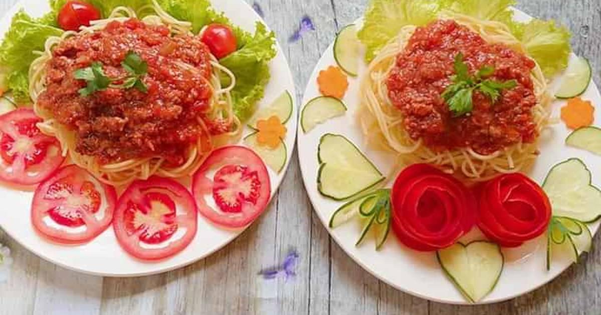 Có nhiều cách trình bày, trang trí mỳ ý khác nhau