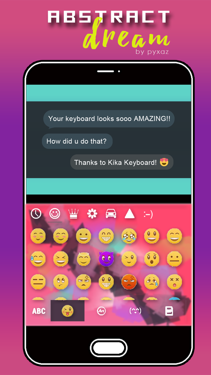 Abstract Dream Keyboard Theme Screen 2