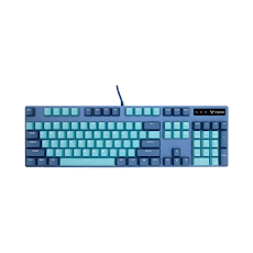 Bàn phím gaming Rapoo V500 Pro màu xanh lơ (Cyan Blue)