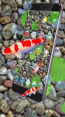 KOIラッキー魚3Dのテーマのおすすめ画像1