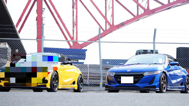 S660のフレンチブルーパール・撮り活・琵琶湖・アライメントに関するカスタム事例の投稿画像5枚目