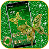 Golden Butterfly Glitter Theme icon