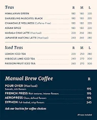 Third Wave Coffee menu 3