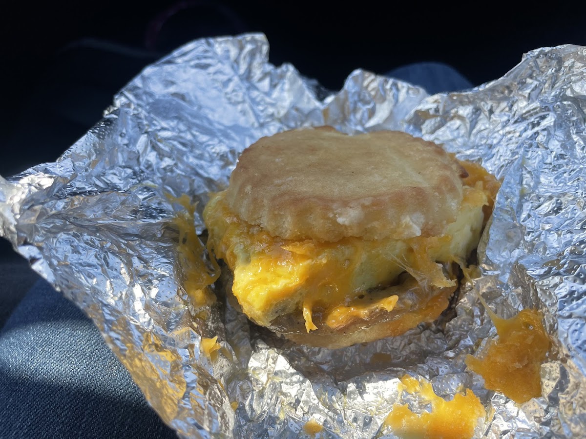 Breakfast sandwich is soooo good!