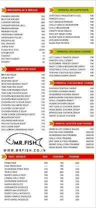 Mr. Fish Seafood Restaurant menu 3
