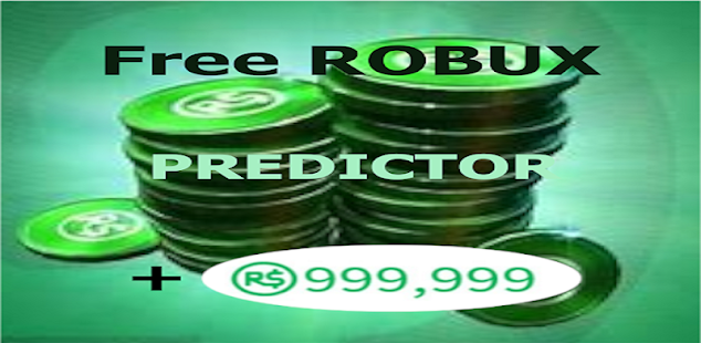 Free robux! (Predictor in the description) 