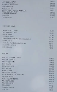 Hotel Saraswathi Bhavan menu 2