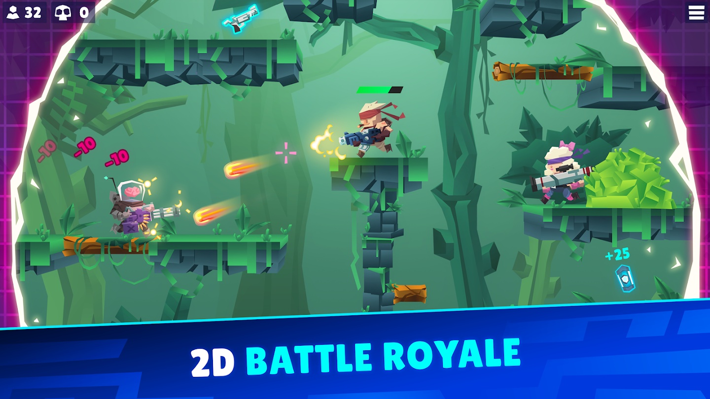 Bullet League - 2D Battle Royale