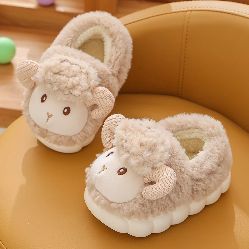 Title 10, Childrens Cotton Slippers Cute Cartoon Indoor ...
