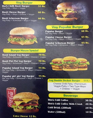 The Burger House & Grills menu 2