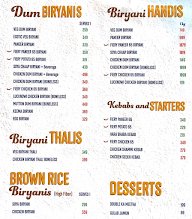 Biryani Blues menu 1