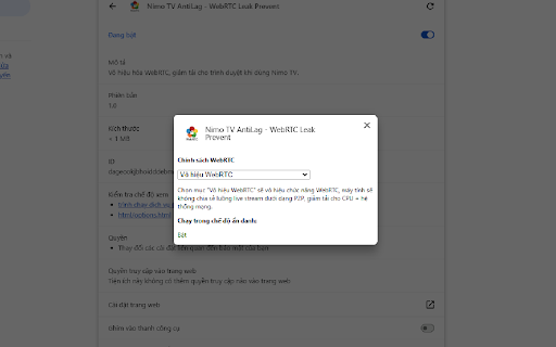 Nimo TV AntiLag - WebRTC Leak Prevent