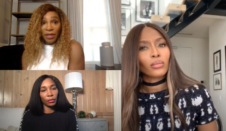 Tennis champion Serena Williams has hilariously shut down questions on her friend Meghan Markle's move to LA during an interview with Naomi Campbell.