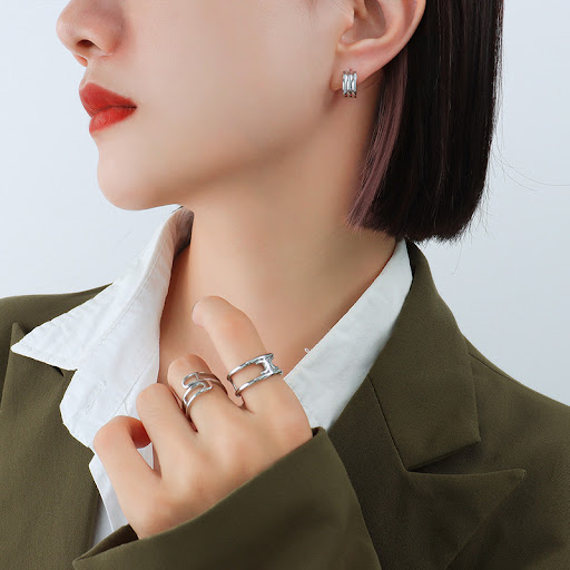 Title 8, Light Luxury Exquisite Small C-Shaped Earrings ...