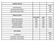 Indie Yum menu 5