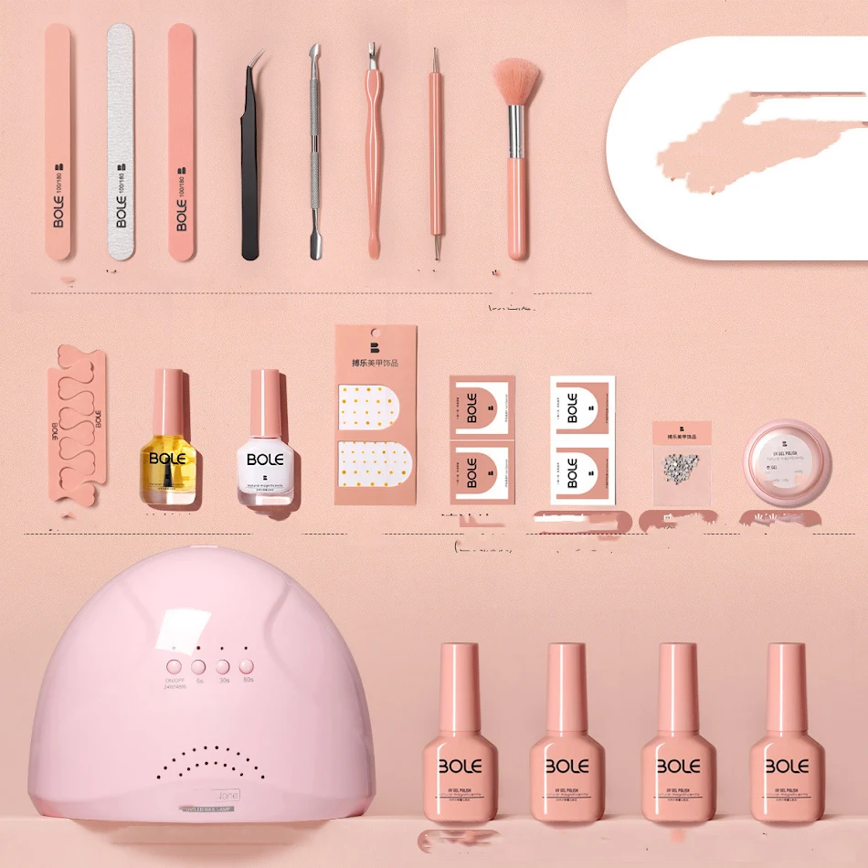 Miss Sugar Maniküre-Set für Nagellack, Set Up Shop für Anfänger und Profis, für Zuhause