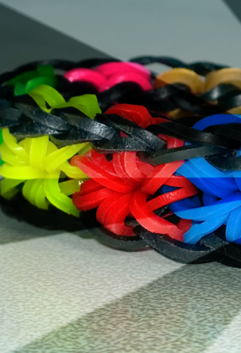 Rainbow loom rubber bands