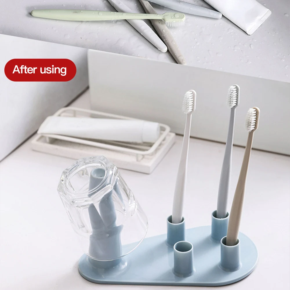 Title 6, Organizador de baño con soporte para cepillos d...