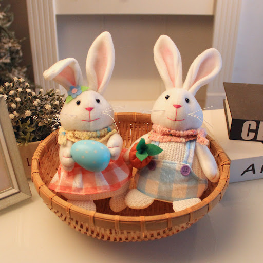 Title 5, Easter cartoon cute newspaper egg radish lumino...