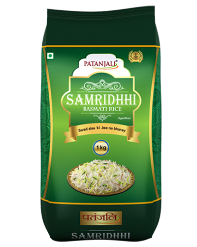 Patanjali Samridhhi Basmati Rice - 1 kg