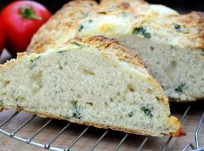 Mozzarella and Basil Bread