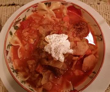 Unstuffed Cabbage Soup