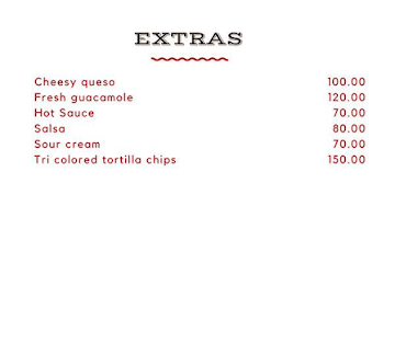 Mexi-To-Go menu 