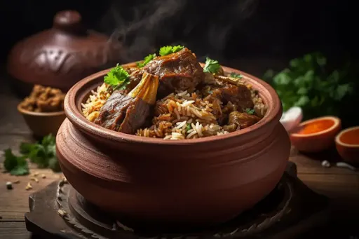 Mutton Dum Biryani [650g | 4 Pcs]