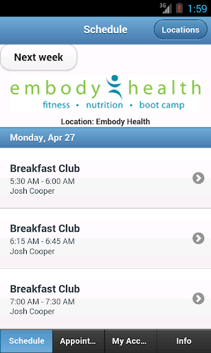 Embody Health Boot Camps