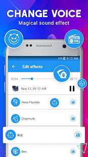 Voice Changer, Sound Recorder and Player Screenshot