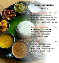 Vindu Bhojanam Restaurant menu 3