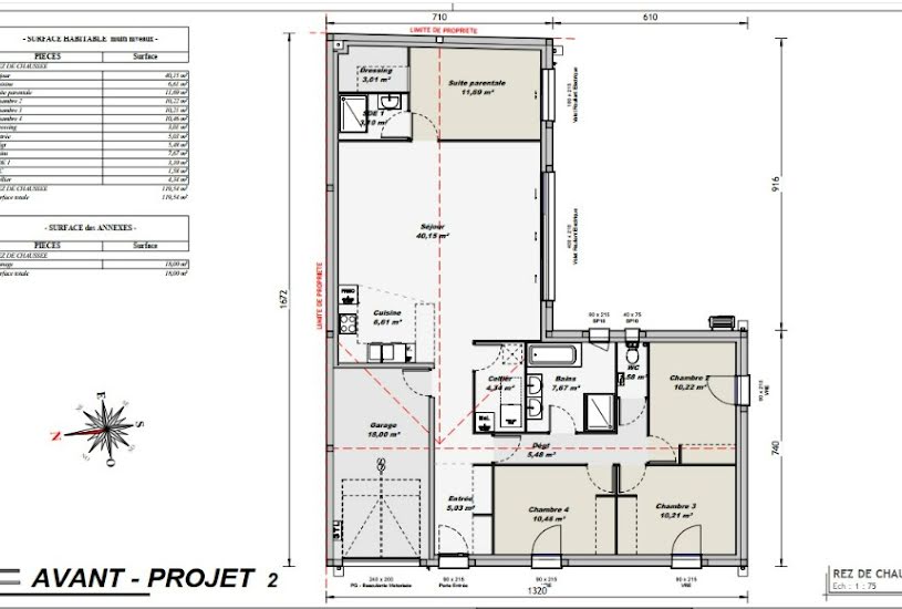  Vente Terrain + Maison - Terrain : 579m² - Maison : 119m² à Cognac (16100) 