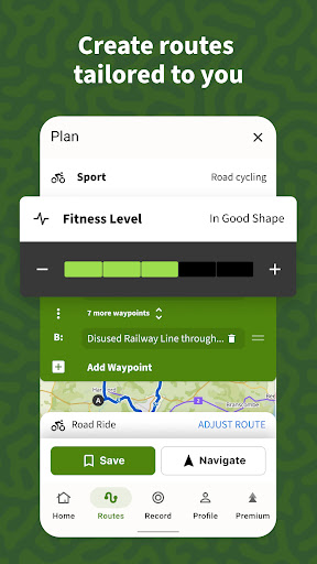 Screenshot komoot - hike, bike & run