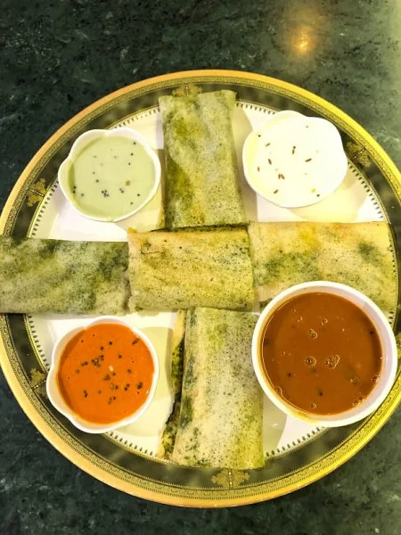 Palak Masala Dosa