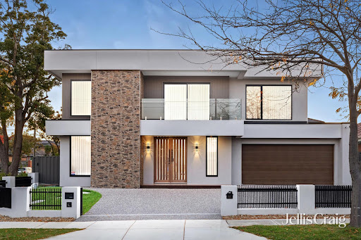 Buy this luxury house in Burwood East (Australia) - Modern house facade with garden