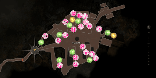 Village Map and Item Locations