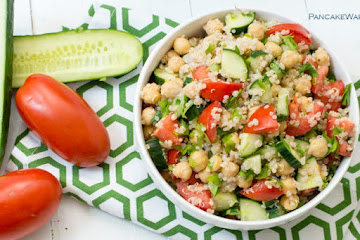 Cucumber Tomato Quinoa Salad