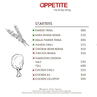 Appetite menu 1