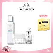 Bộ 3 Bước Chăm Sóc Da Trắng Sáng Ngừa Nám Kn Beauty Chuyên Sâu: Kem Dưỡng 25G + Serum 30Ml+ Toner 100Ml( Quà Tặng) - Kn Beauty Cosmertics