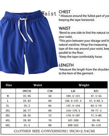 Men's Beach Shorts Breathing Summer Comfortable Mens Soli... - 2