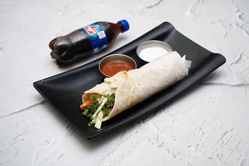 Chicken Banjara Roll With Coke [250 Ml]