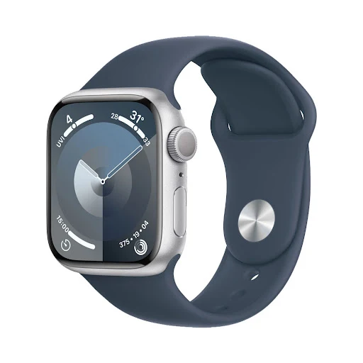 Đồng hồ Apple Watch Series 9 GPS 41mm Silver (Vỏ Nhôm Dây Silicone - S/M) (MR903SA/A)