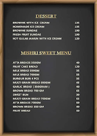 Just Bake menu 8