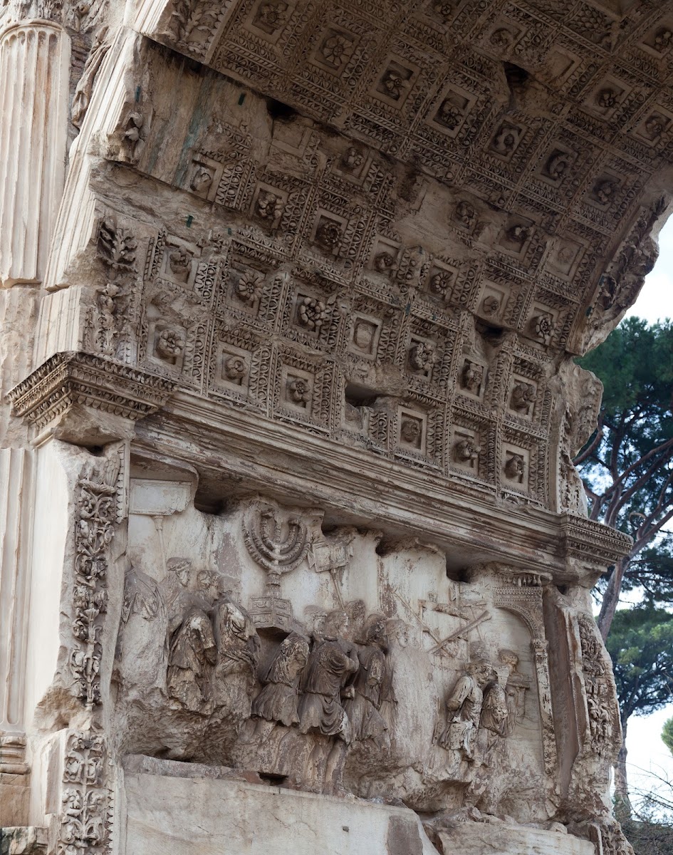 Vessels of the Jewish Temple Being Carried into Rome, on the Arch of Titus