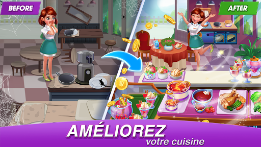 Cooking World: Jeux de Cuisine de my cafe' libre  APK MOD screenshots 3