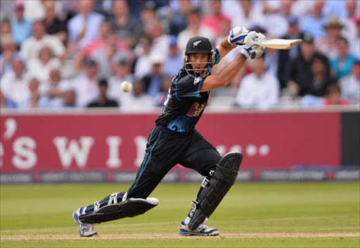 LONDON, ENGLAND - MAY 31: Grant Elliott of New Zealand in action during the 1st NatWest Series ODI between England and New Zealand at Lord's Cricket Ground on May 31, 2013 in London, England.